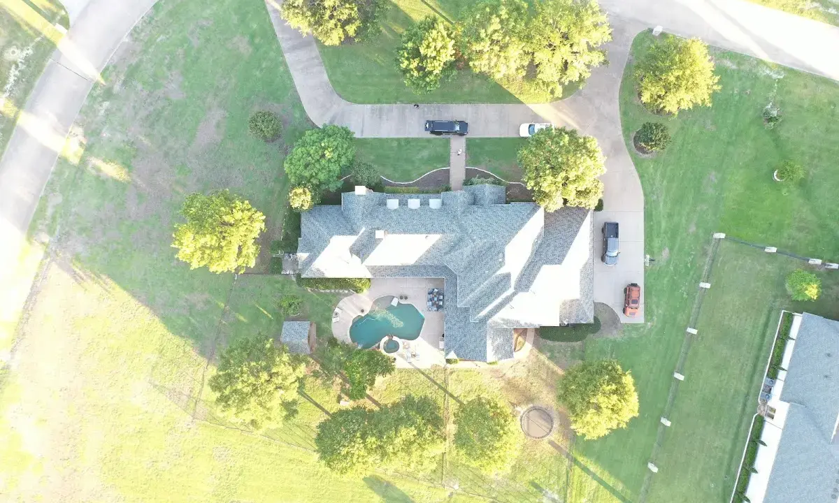 New shingle roof installation on a home in Olivarez